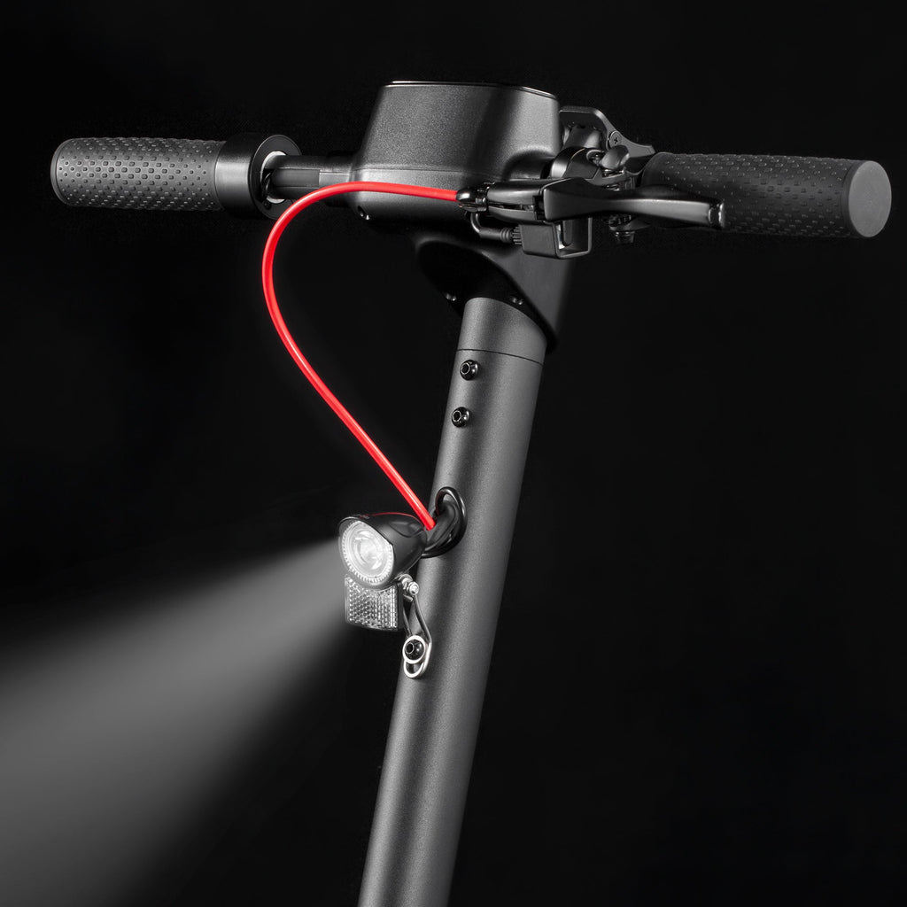 Universal Electric Scooter Charging Port & Front Light Combo